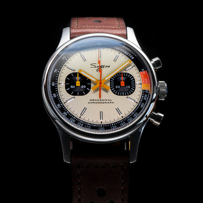 1963 Pilot Watch Mens Chronograph Mechanical Wristwatches