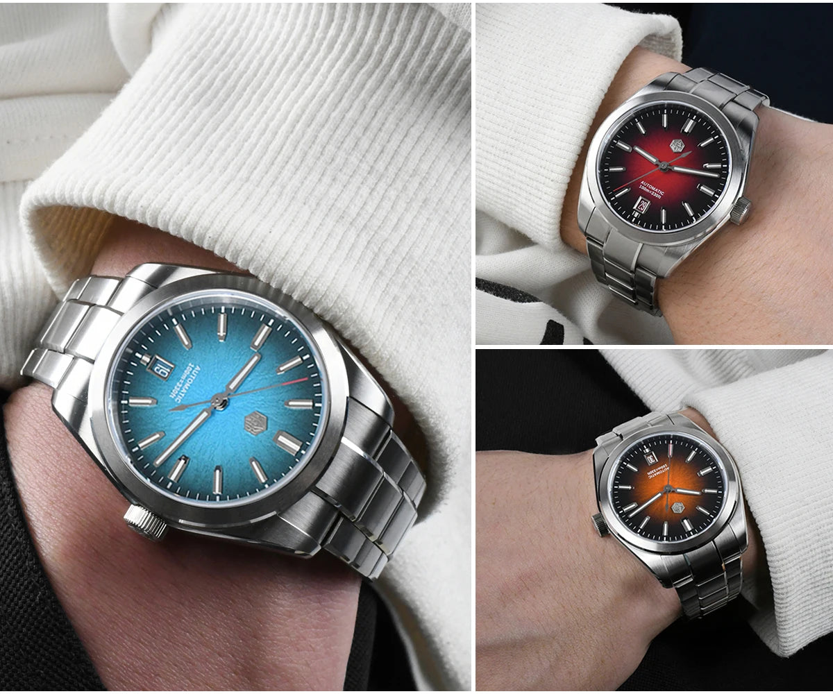 Gmt san Martin Miyota Automatic Mechanical Watch